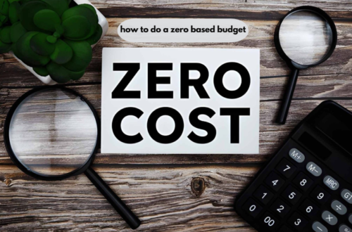 how to do a zero based budget
